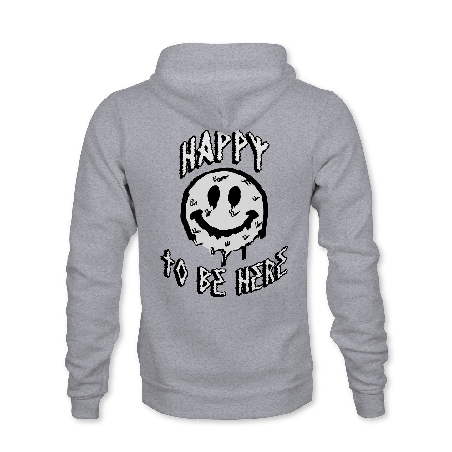 Happy To Be Here Hoodie - Heather Grey - HIPPIE Official