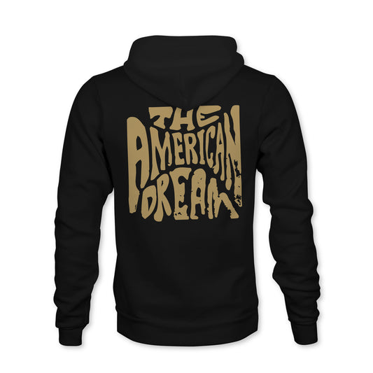 American Dream Hoodie - Black & Coyote - HIPPIE Official