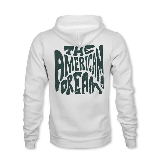 American Dream Hoodie - Forest & White - HIPPIE Official