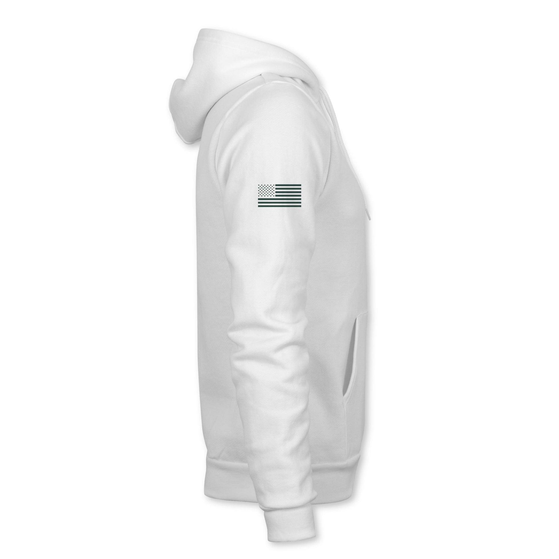 American Dream Hoodie - Forest & White - HIPPIE Official