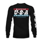 USA Americana Long Sleeve - Black - HIPPIE Official