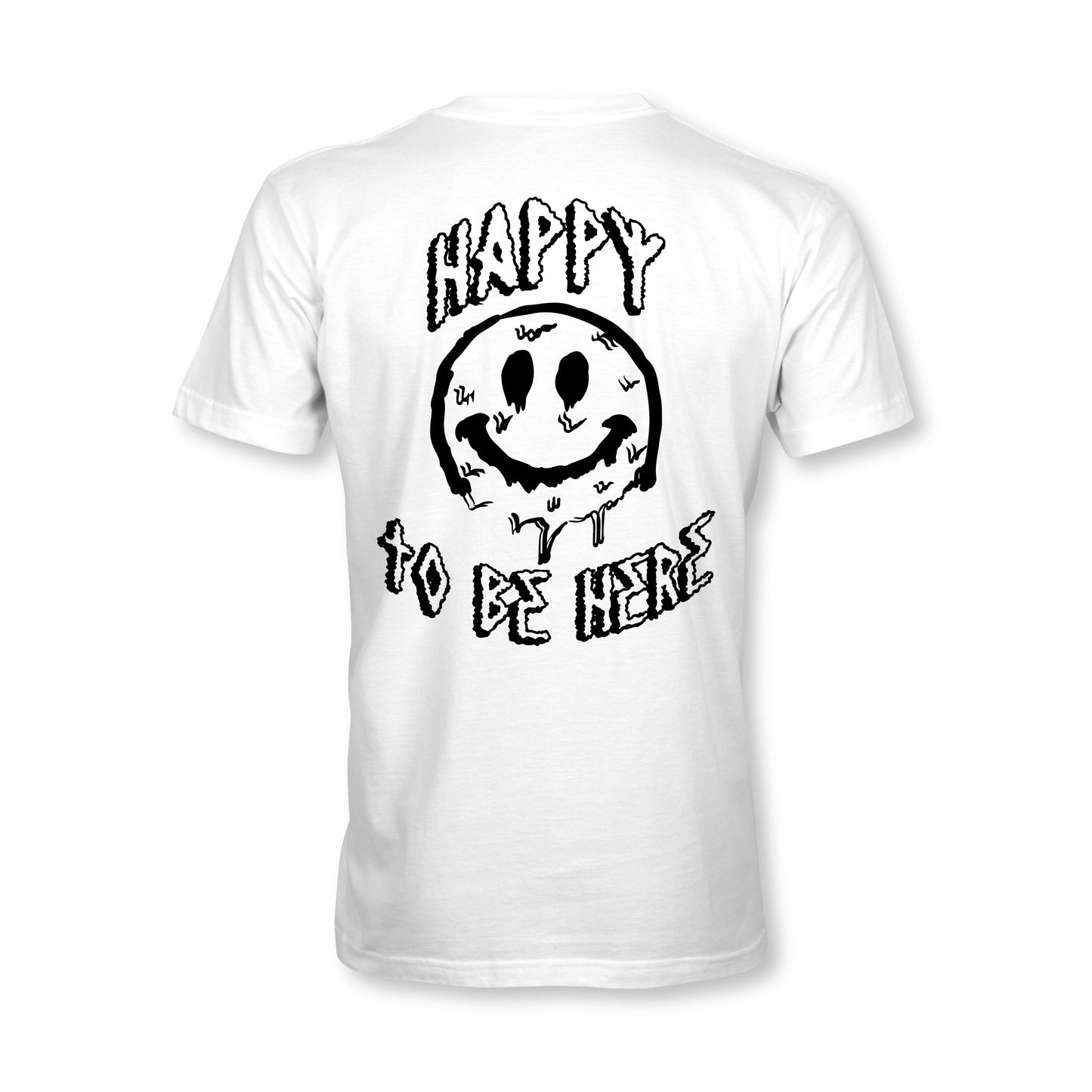 Happy To Be Here Tee - White - HIPPIE Official